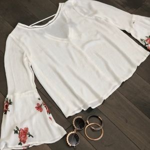 Bell Sleeve Blouse